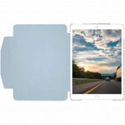 Macally Stand Case - полиуретанов калъф с поставка за iPad 9 (2021), iPad 8 (2020), iPad 7 (2019) (син) 6