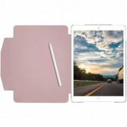 Macally Stand Case - полиуретанов калъф с поставка за iPad 9 (2021), iPad 8 (2020), iPad 7 (2019) (розов) 5