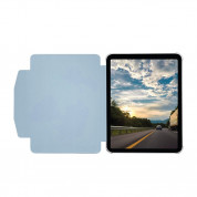 Macally Stand Case - полиуретанов калъф с поставка за iPad 10 (2022) (син) 3