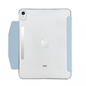 Macally Stand Case - полиуретанов калъф с поставка за iPad 10 (2022) (син) 1