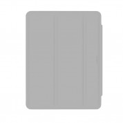 Macally Stand Case - полиуретанов калъф с поставка за iPad 10 (2022) (сив)