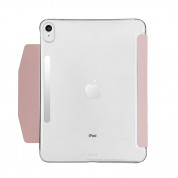 Macally Stand Case - полиуретанов калъф с поставка за iPad 10 (2022) (розов) 1