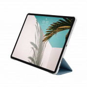 Macally Stand Case - полиуретанов калъф с поставка за iPad Pro 11 M2 (2022), iPad Pro 11 M1 (2021), iPad Pro 11 (2020), iPad Pro 11 (2018), iPad Air 5 (2022), iPad Air 4 (2020) (син) 2