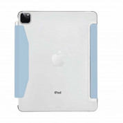 Macally Stand Case - полиуретанов калъф с поставка за iPad Pro 11 M2 (2022), iPad Pro 11 M1 (2021), iPad Pro 11 (2020), iPad Pro 11 (2018), iPad Air 5 (2022), iPad Air 4 (2020) (син) 8