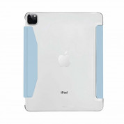 Macally Stand Case - полиуретанов калъф с поставка за iPad Pro 11 M2 (2022), iPad Pro 11 M1 (2021), iPad Pro 11 (2020), iPad Pro 11 (2018), iPad Air 5 (2022), iPad Air 4 (2020) (син) 7