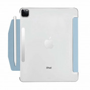 Macally Stand Case - полиуретанов калъф с поставка за iPad Pro 11 M2 (2022), iPad Pro 11 M1 (2021), iPad Pro 11 (2020), iPad Pro 11 (2018), iPad Air 5 (2022), iPad Air 4 (2020) (син) 1