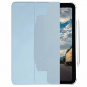 Macally Stand Case - полиуретанов калъф с поставка за iPad Pro 11 M2 (2022), iPad Pro 11 M1 (2021), iPad Pro 11 (2020), iPad Pro 11 (2018), iPad Air 5 (2022), iPad Air 4 (2020) (син) 9
