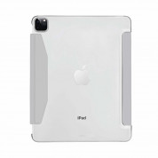 Macally Stand Case - полиуретанов калъф с поставка за iPad Pro 11 M2 (2022), iPad Pro 11 M1 (2021), iPad Pro 11 (2020), iPad Pro 11 (2018), iPad Air 5 (2022), iPad Air 4 (2020) (сив) 2