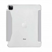 Macally Stand Case - полиуретанов калъф с поставка за iPad Pro 11 M2 (2022), iPad Pro 11 M1 (2021), iPad Pro 11 (2020), iPad Pro 11 (2018), iPad Air 5 (2022), iPad Air 4 (2020) (сив) 5