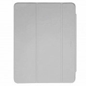 Macally Stand Case for iPad Pro 11 M2 (2022), iPad Pro 11 M1 (2021), iPad Pro 11 (2020), iPad Pro 11 (2018), iPad Air 5 (2022), iPad Air 4 (2020) (light gray)