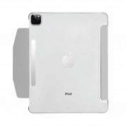 Macally Stand Case - полиуретанов калъф с поставка за iPad Pro 11 M2 (2022), iPad Pro 11 M1 (2021), iPad Pro 11 (2020), iPad Pro 11 (2018), iPad Air 5 (2022), iPad Air 4 (2020) (сив) 3