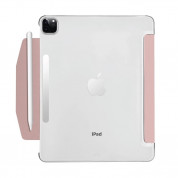 Macally Stand Case - полиуретанов калъф с поставка за iPad Pro 11 M2 (2022), iPad Pro 11 M1 (2021), iPad Pro 11 (2020), iPad Pro 11 (2018), iPad Air 5 (2022), iPad Air 4 (2020) (розов) 4