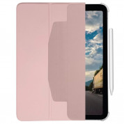 Macally Stand Case - полиуретанов калъф с поставка за iPad Pro 11 M2 (2022), iPad Pro 11 M1 (2021), iPad Pro 11 (2020), iPad Pro 11 (2018), iPad Air 5 (2022), iPad Air 4 (2020) (розов) 1