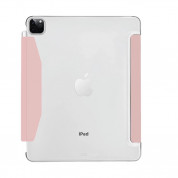 Macally Stand Case - полиуретанов калъф с поставка за iPad Pro 11 M2 (2022), iPad Pro 11 M1 (2021), iPad Pro 11 (2020), iPad Pro 11 (2018), iPad Air 5 (2022), iPad Air 4 (2020) (розов) 5