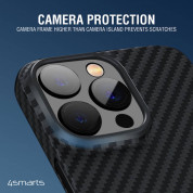 4smarts UltiMag Aramid Case - кевларен кейс с MagSafe за iPhone 14 Pro Max (черен) 6