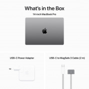 Apple MacBook Pro 14.2 CPU 8-Core, M3 Chip, GPU 10-Core, 8GB Unified Memory, SSD 1TB (тъмносив) (модел 2023)  5