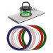 4smarts UltiMag Colour Metal Ring Magnetic Ring Set - магнитен пръстен за смартфони и кейсове, съвместим с MagSafe аксесоари (5 броя) 1