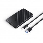 Orico USB-C HDD SSD 2.5 Hard Drive Enclosure - външна кутия за 2.5 инча дискове (черен) 1