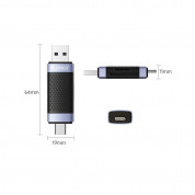 Orico Card Reader USB-A & USB-C 3.1 - четец за SD и microSD карти с USB-A и USB-C 3.1 за компютри и лаптопи (черен) 12