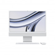 Apple iMac M3 24 инча, 8C CPU/8C GPU/8GB/256GB (silver) (model 2023)