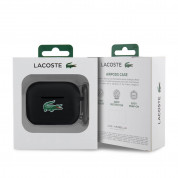 Lacoste AirPods Pro 2 Liquid Silicone Croc Logo Case - силиконов калъф с карабинер за Apple AirPods Pro 2 (черен) 2