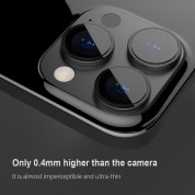 Nillkin CLRFilm Tempered Glass Lens Protector - предпазни стъклени лещи за камерата на iPhone 15 Pro, iPhone 15 Pro Max (черен) 2