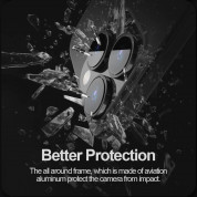 Nillkin CLRFilm Tempered Glass Lens Protector - предпазни стъклени лещи за камерата на iPhone 15 Pro, iPhone 15 Pro Max (черен) 5