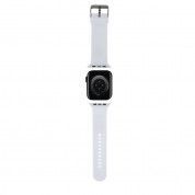 Karl Lagerfeld Choupette Head NFT Silicone Watch Strap - силиконова каишка за Apple Watch 38мм, 40мм, 41мм (бял) 2