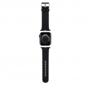 Karl Lagerfeld Karl Head NFT Silicone Watch Strap - силиконова каишка за Apple Watch 38мм, 40мм, 41мм (черен) 2