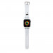 Karl Lagerfeld Karl Head NFT Silicone Watch Strap - силиконова каишка за Apple Watch 38мм, 40мм, 41мм (бял) 2