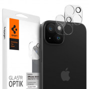 Spigen Optik Lens Protector 2 Pack for iPhone 15, iPhone 15 Plus, iPhone 14, iPhone 14 Plus (clear) 