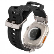 Spigen DuraPro Armor Band - силиконова каишка за Apple Watch 42мм, 44мм, 45мм, Ultra 49мм (черен) 5