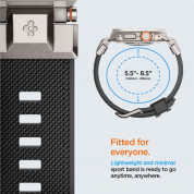 Spigen DuraPro Armor Band - силиконова каишка за Apple Watch 42мм, 44мм, 45мм, Ultra 49мм (черен) 12