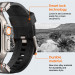 Spigen DuraPro Armor Band - силиконова каишка за Apple Watch 42мм, 44мм, 45мм, Ultra 49мм (черен) 11