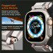 Spigen DuraPro Armor Band - силиконова каишка за Apple Watch 42мм, 44мм, 45мм, Ultra 49мм (черен) 9