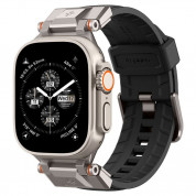 Spigen DuraPro Armor Band - силиконова каишка за Apple Watch 42мм, 44мм, 45мм, Ultra 49мм (черен)