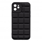 OBALME Block TPU Case - удароустойчив силиконов (TPU) калъф за iPhone 12 (черен) 1