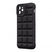 OBALME Block TPU Case - удароустойчив силиконов (TPU) калъф за iPhone 12 (черен)