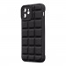 OBALME Block TPU Case - удароустойчив силиконов (TPU) калъф за iPhone 12 (черен) 1