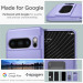 Spigen Thin Fit Case - качествен тънък матиран кейс за Google Pixel 8 Pro (лилав) 17