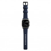 Nomad Rugged Strap - силиконова каишка за Apple Watch 42мм, 44мм, 45мм, Ultra 49мм (син-черен) 6