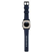 Nomad Rugged Strap - силиконова каишка за Apple Watch 42мм, 44мм, 45мм, Ultra 49мм (син-черен) 7