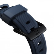 Nomad Rugged Strap - силиконова каишка за Apple Watch 42мм, 44мм, 45мм, Ultra 49мм (син-черен) 3