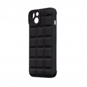 OBALME Block TPU Case - удароустойчив силиконов (TPU) калъф за iPhone 13 (черен)