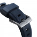 Nomad Rugged Strap - силиконова каишка за Apple Watch 42мм, 44мм, 45мм, Ultra 49мм (син-сребрист) 4
