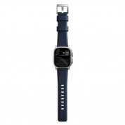 Nomad Rugged Strap for Apple Watch 42/44/45 mm, Ultra 49mm (atlantic blue-silver) 6