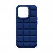 OBALME Block TPU Case - удароустойчив силиконов (TPU) калъф за iPhone 15 Pro (син) 1