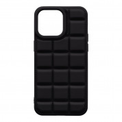 OBALME Block TPU Case - удароустойчив силиконов (TPU) калъф за iPhone 15 Pro Max (черен) 1