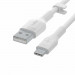 Belkin Boost Charge Flex USB-A to USB-C Cable - кабел за устройства с USB-C порт (300 см) (бял) 3