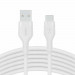 Belkin Boost Charge Flex USB-A to USB-C Cable - кабел за устройства с USB-C порт (300 см) (бял) 4